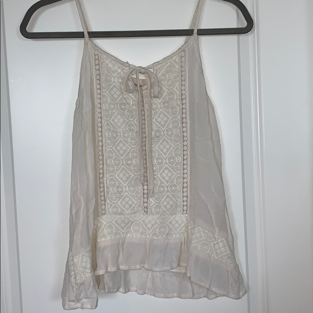 Cream Target tank top